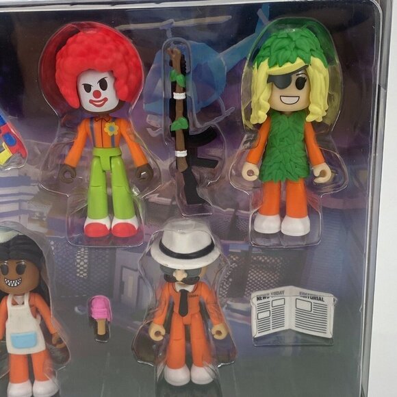 Roblox DEVSERIES Jailbreak Hiding In Plain Sight 6 Action Figures Virtual Code - Picture 4 of 7
